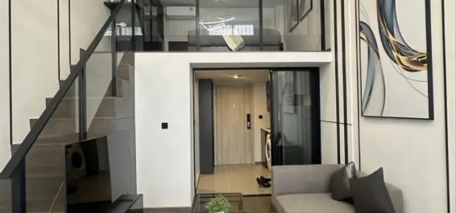 ให้เช่า พาร์ค ออริจิ้น จุฬา สามย่าน ห้องแบบ Duplex ชั้น 28 สูงมากๆ ตกแต่งฟังก์ชั่นครบๆ รีบคว้าไว้เลย images