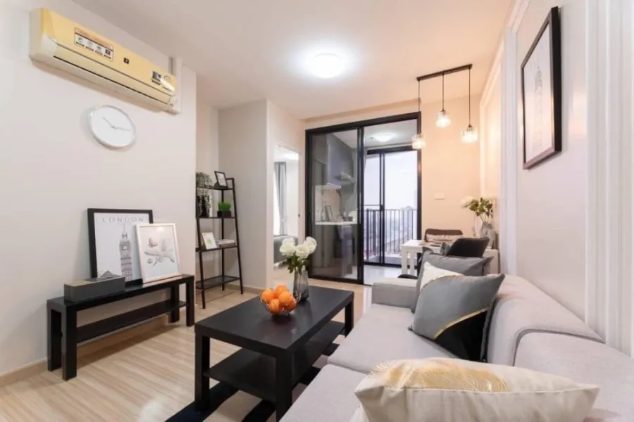 Urgent sale, Condo Phe-La, 1 bedroom, 1 bathroom, 16th floor, high view, decorated and ready to move in, you can't miss it.