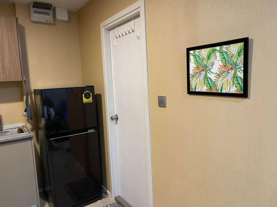 For Rent Kave condo ชั้น 8 วิวไม่บล็อค ห้องตกแต่งครบพร้อมเข้าอยู่ มีแอร์ 2 ตัว พลาดแล้วจะเสียใจ ด่วน
