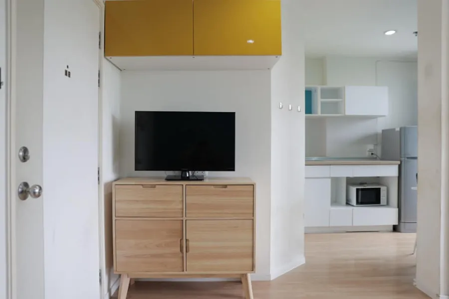 Condo for rent, Lumpini Ville Prachachuen - Phong Phet 2, the room is partitioned. Comes with complete facilities