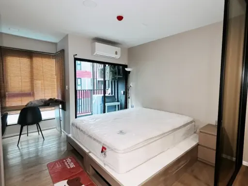 Kave TU apartment for rent, 5th floor, pool view, great atmosphere, warm light, fully furnished, ready to move in. Book now!