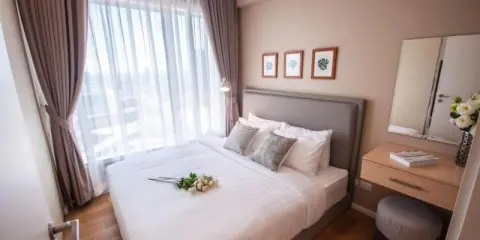 ให้เช่า The Saint Residences ห้องตกแต่งสไตล์ญี่ปุ่น ใช้โทนสีอบอุ่น ให้มองเเล้วสบายๆ เช่าเลยยยๆๆ