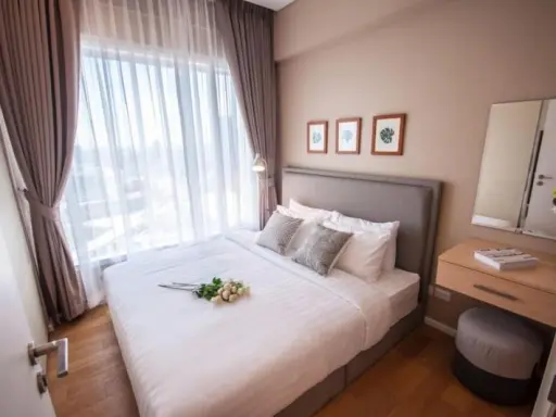 ให้เช่า The Saint Residences ห้องตกแต่งสไตล์ญี่ปุ่น ใช้โทนสีอบอุ่น ให้มองเเล้วสบายๆ เช่าเลยยยๆๆ