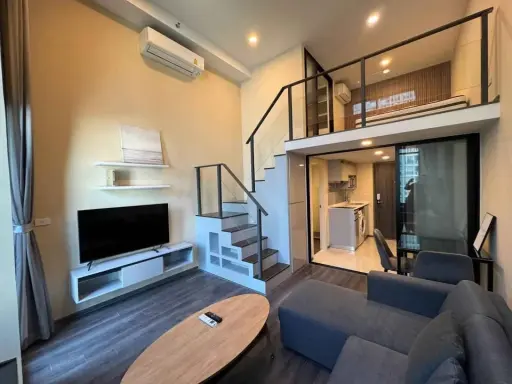 ให้เช่า Knightsbridge Space Rama 9 ห้อง Duplex ตกแต่งสไตล์โมเดิร์น เฟอร์ครบ มาแต่ตัวเข้าอยู่ได้เลย images