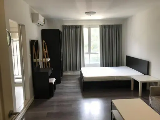 Urgent sale !! D Condo Campus Resort Bangna, very nice room, close to ABAC, big swimming pool, book now !!