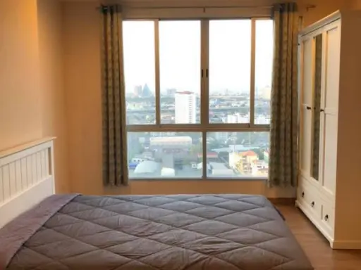 Chao Phraya River view, beautiful room, 1st hand, new, heavy furniture, ready to move in, book now, rent The Tree Bang Po Station
