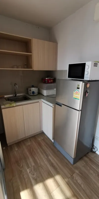 ขาย ISSI Condo Suksawat ชั้น 14 ได้วิวแม่น้ำเจ้าพระยา ห้องตกแต่งครบ โซฟาเบดนั่งสบายมาก จองเลย