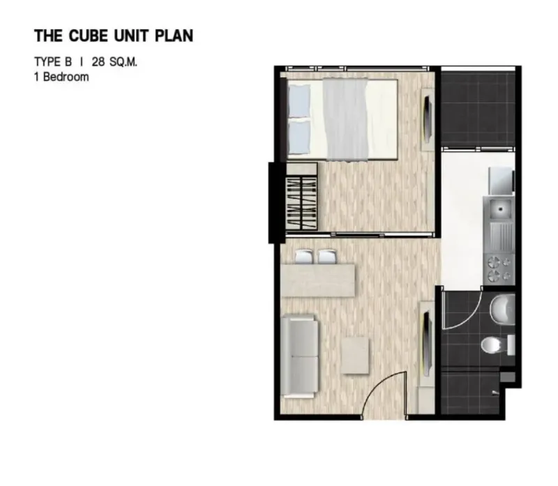 ขาย The Cube Loft นวลจันทร์ ทำเลแหล่งไลฟ์สไตล์ พร้อมสิ่งอำนวยความสะดวกครบครัน ย้ายเลย อย่ารีรอ