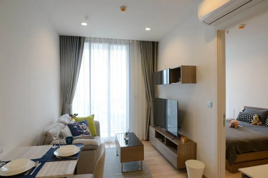 Condo for rent, The Line Phahon - Pradipat, 23rd floor, good view, fully furnished and electrical appliances. New room, open the box!!
