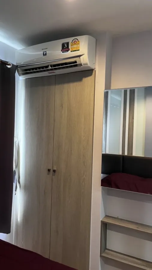 For rent: Lumpini Ville Nakhon In Riverview, 16th floor, Chao Phraya River view, fully furnished, ready to move in. Book now!