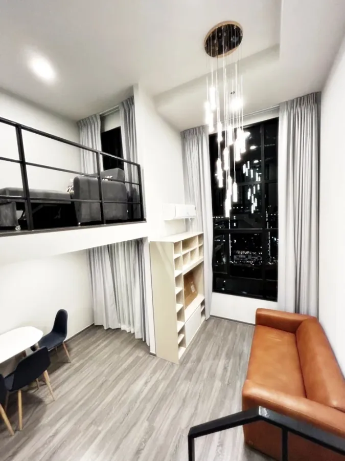 For rent!! Ideo Ramkhamhaeng - Lamsalee Station, 35th floor, beautiful and luxurious room, fully furnished, ready to move in! Reserve now!!