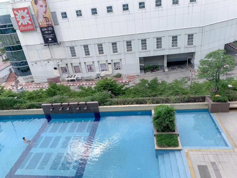 Condo for sale or rent, Lumpini Place Ramindra-Lak Si. The rooms are separated into sections, perfectly divided into zones. Reservations are required.