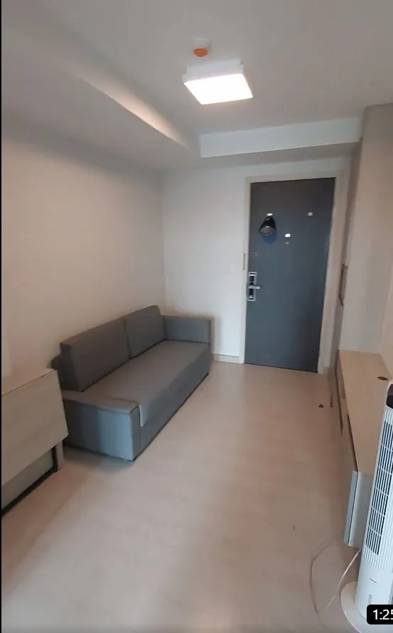 For rent, Niche ID @ Pak Kret Station, the room is ready to move in immediately, has a beautiful view, don't miss it, hurry up and reserve it.