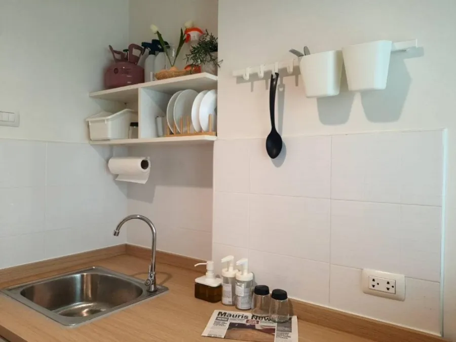 Quick sale!! Condo Lumpini Nawamin Sriburapha, 6th floor, Building B2, beautiful room, decorated, ready to move in. Hurry up to reserve!!