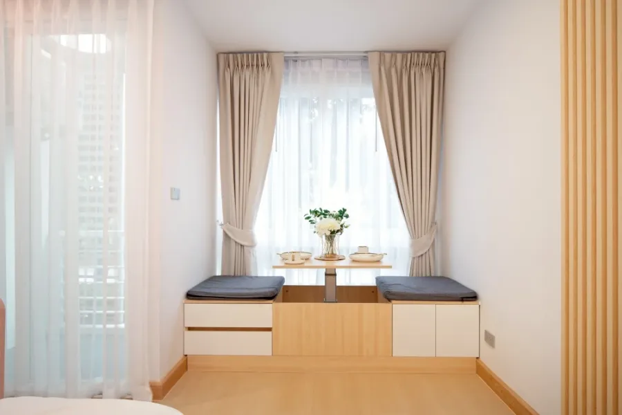 ขาย Airlink Residence ร่มเกล้า เฟอร์นิเจอร์ตกแต่งสไตล์มูจิ ใช้ชีวิตง่าย… เดินทางสะดวกทุกเส้นทาง ห้ามพลาด