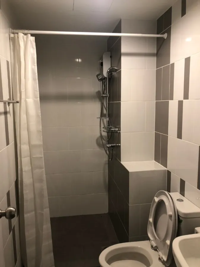 For rent: Niche ID Pakkret Station, 11th floor, fully furnished room, ready to move in, just bring your bag, urgent.