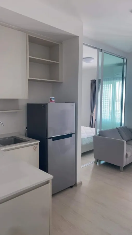 Condo for rent, Chapter One, Eco, Ratchada-Huay Kwang, 1 bedroom, you can pack your bags and move in, 11th floor, great view.