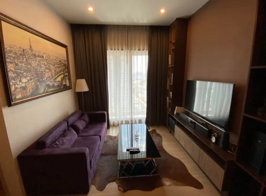 Sell/Rent Condo The Capital Ekamai-Thonglor, 20th floor, corner room, stylishly decorated, ready to move in. Don't wait!!