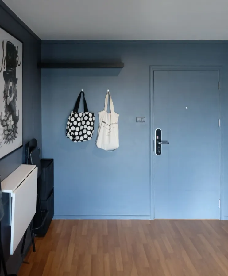 For rent: Lumpini Place Borommaratchachonnani - Pinklao, chic blue room. Decorated simply but perfectly. Book now.