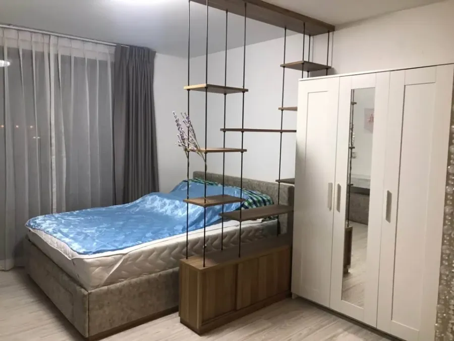 ให้เช่า นว ลิฟวิ่ง นวมินทร์ 75 ห้องสตูดิโอ ตึก A เฟอร์นิเจอร์ในห้องจัดเต็ม ช้าหมดอดนะจ๊ะ