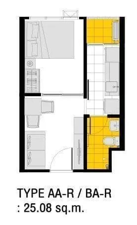 ขายดาวน์ นาวว์ เมกา วิว Mega Bangna & IKEA , Built-in ตู้เสื้อ และเคาน์เตอร์ครัว ไม่จองไหวหรอ