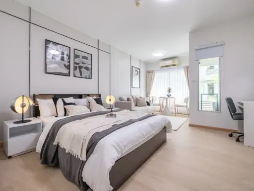 Beautiful Pool View Condo for SALE - 30 sq.m., 3rd Floor (Building G), Enclosed Kitchen Layout, Fully Furnished & Equipped, Exactly as Shown in Photos images