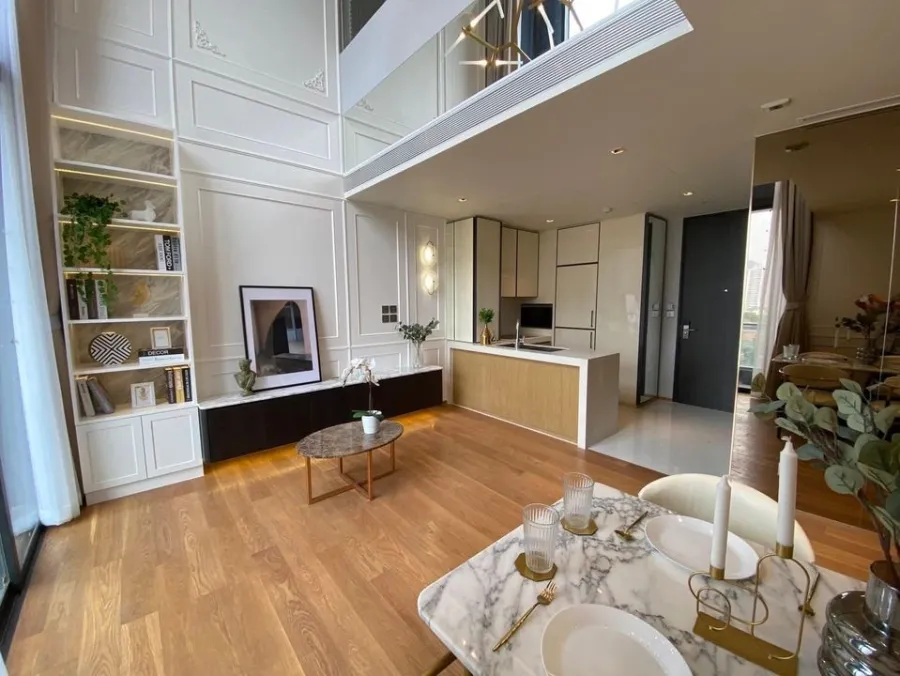 For RENT BEATNIQ SUKHUMVIT 32 ห้อง DUPLEX กว้างมาก ตกแต่งสวยหรู น่าอยู่สุดๆ จองเลยจร้า