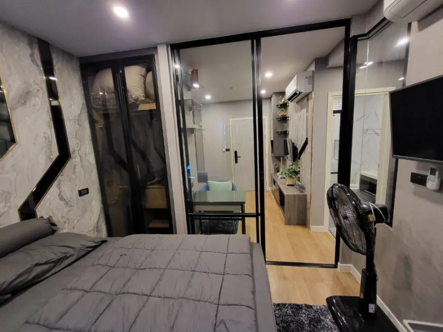 Urgent sale!! Condo Groove Ratchada-Rama 9, new condo, ready to move in, beautiful room, fully furnished, book now!!
