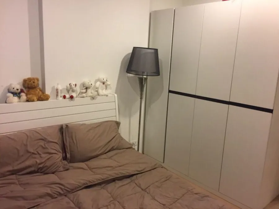 Condo for rent, The Base Rama 9, 1 bedroom, 1 bathroom, pool view, tone control room, first come first served, book now.