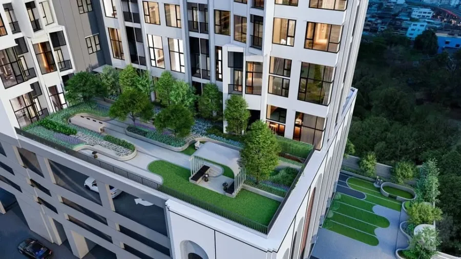 Selling down payment Origin Place Phetkasem, pet-friendly condo, good location, beautiful room number, hurry up and grab it!