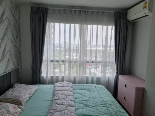 Sale/rent!! Condo Lumpini Park Rama 9-Ratchada, 21st floor, Building A, beautiful room, ready to move in. Don't miss it!!