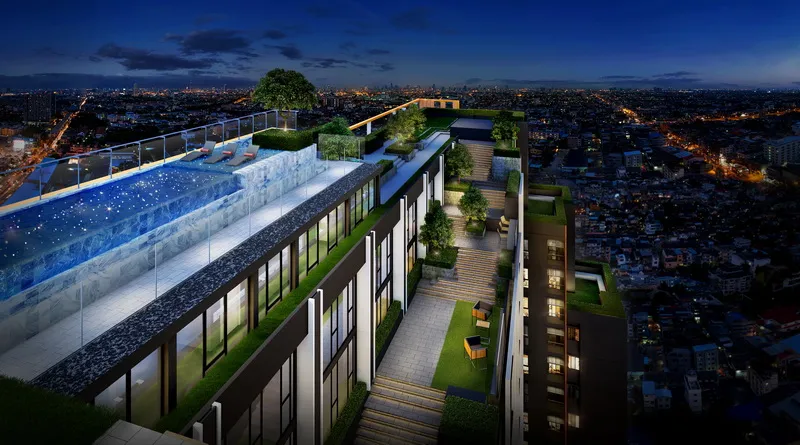 ขายคอนโด เดอะ ไพรเวซี่ ท่าพระ อินเตอร์เชจน์ 1 bedroom ชั้น 14 วิวรถไฟฟ้า ชั้นสูงปลอดโปร่ง รีบมาซื้อ