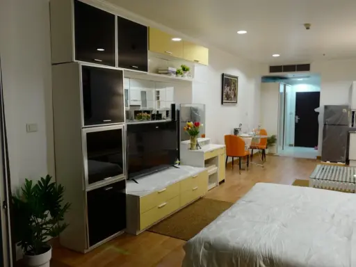 ให้เช่า The Platinum ชั้น 23 ห้องกว้างอยู่ สบาย มาพร้อมการตกแต่งที่ครบครัน จองเลย ด่วนๆ