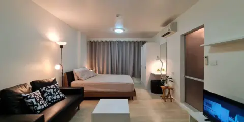 ให้เช่า d condo อ่อนนุช-สุวรรณภูมิ ห้องกว้างพร้อมอยู่ เฟอร์นิเจอร์และเครื่องใช้ไฟฟ้า พร้อม จองเลยก่อนพลาด!!
