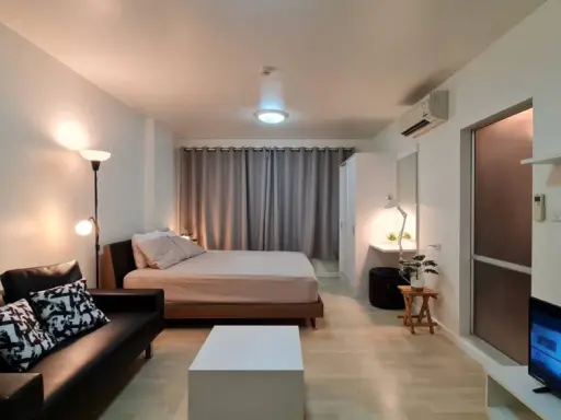 ให้เช่า d condo อ่อนนุช-สุวรรณภูมิ ห้องกว้างพร้อมอยู่ เฟอร์นิเจอร์และเครื่องใช้ไฟฟ้า พร้อม จองเลยก่อนพลาด!!