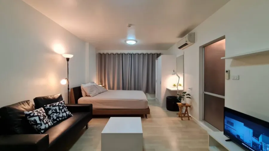 ให้เช่า d condo อ่อนนุช-สุวรรณภูมิ ห้องกว้างพร้อมอยู่ เฟอร์นิเจอร์และเครื่องใช้ไฟฟ้า พร้อม จองเลยก่อนพลาด!!