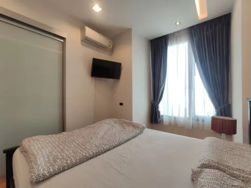 Condo for rent, Equinox Phahon-Vipha, 24th floor, beautiful view, tangible price Comes with complete facilities