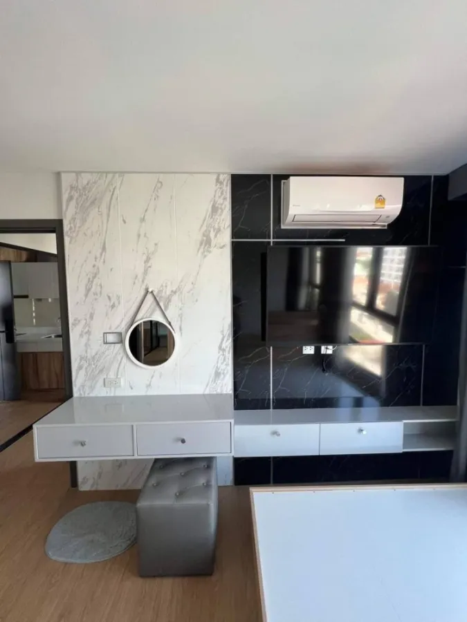 Condo for rent, Asher Ratchada Huai Khwang, nice room, modern style With facilities, book now.