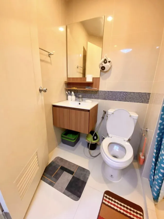 For rent: Fuse Sense Bang Khae, studio room, fully furnished, garden view, just come and move in.