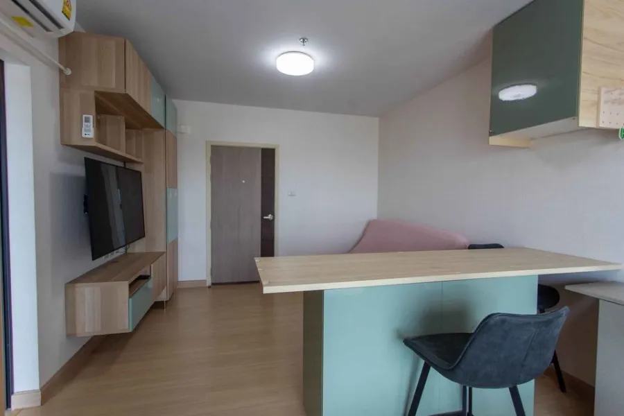 For sale, for rent, Supalai Loft, Talat Phlu Station, studio room, 27th floor, high view, complete furniture and appliances, don't miss out.