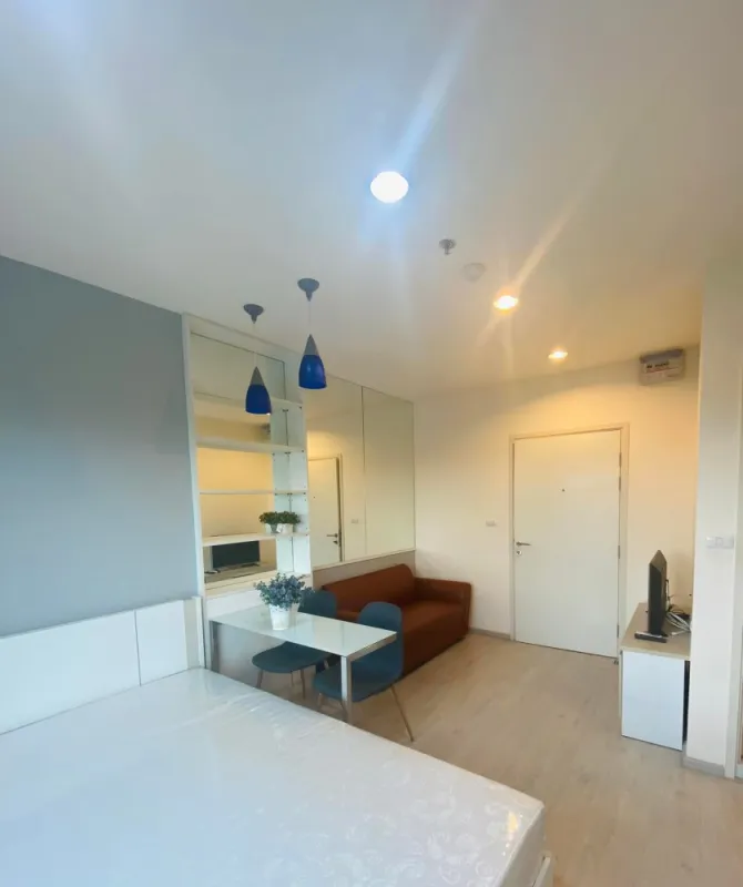 ให้เช่า Aspire Wongsawang ห้องStudio ขนาด 24.5 ตรม เฟอร์นิเจอร์ &เครื่องใช้ไฟฟ้าครบ จองด่วนเลย