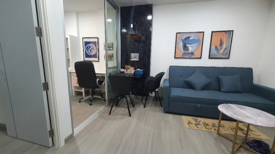 The President Charan - Yaek Fai Chai Station, 9th floor, spacious room, comfortable, fully furnished, ready to move in. Book now.