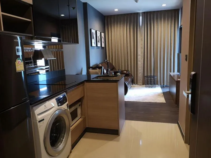 ปล่อยเช่า the line asoke ratchada one bed 35 sqm ห้องน่าอยู่ ราคาไม่แรง สิ่งอำนวยความสะดวกครบ