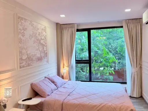 For rent: Kave Embryo Rangsit, beautifully decorated minimalist room, fully furnished, ready to move in.
