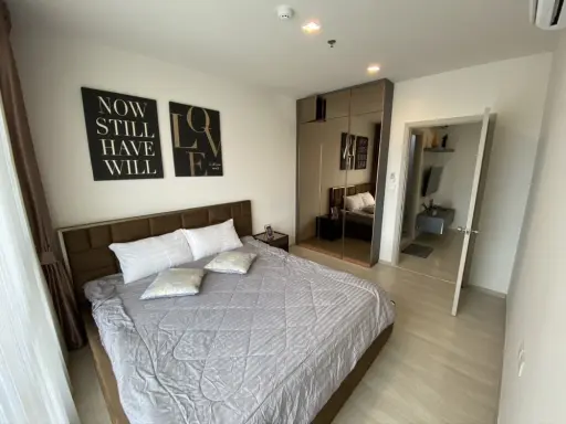 For rent!! Condo Life Sukhumvit 48, 11th floor, Building N, fully furnished, ready to move in. Reserve now!!