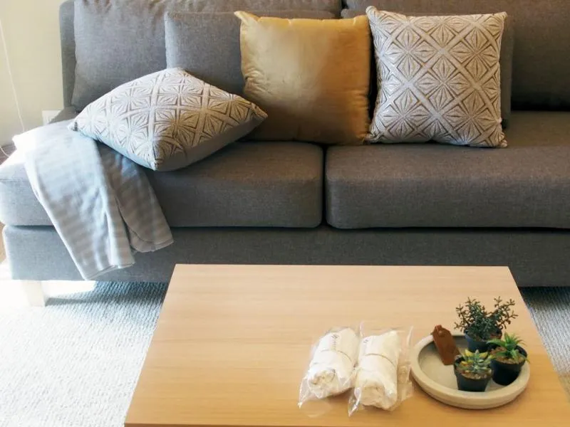 Wow!! Beautiful room, fully furnished There are wide windows that let in natural light, good angles, great views at The Saint Residences.