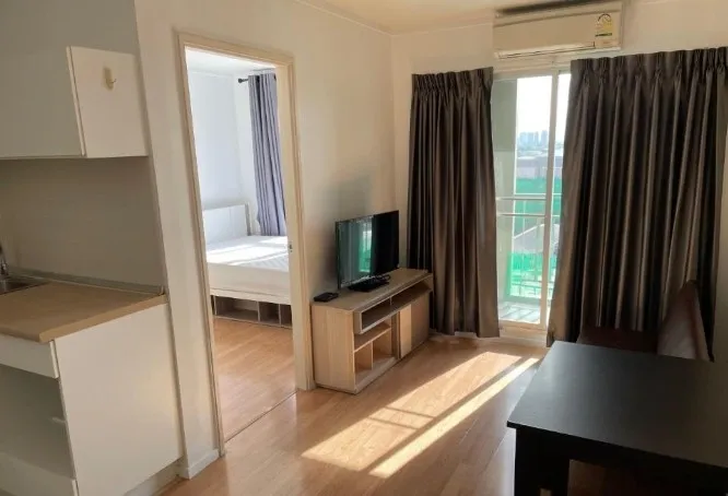Condo for rent, Lumpini Ville Sukhumvit 77, 1 bedroom, 1 bathroom, ready to move in, fully furnished, reserve quickly.