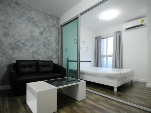 For rent, A Space Me Bangna, partition room, fully furnished. Electrical appliances ready to reserve now