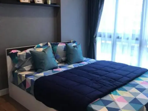 Hallmark Ngamwongwan for rent, 1 bedroom, 3rd floor, city view, beautiful decoration, ready to move in. Hurry up.