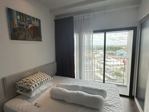 For rent Pattaya Posh, a nice room, comes with complete furniture and appliances, with a city view. If it's this good, what are you waiting for? images